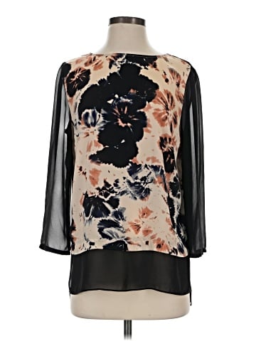 DKNYC 3/4 Sleeve Blouse (view 1)