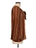Drew Brown Long Sleeve Blouse Size L - photo 4