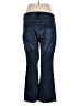 Liz Claiborne Solid Blue Jeans Size 16W - photo 2