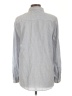 Zara Chevron-herringbone Gray Long Sleeve Button-Down Shirt Size L - photo 2