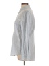 Zara Chevron-herringbone Gray Long Sleeve Button-Down Shirt Size L - photo 5