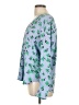 Ann Taylor Blue Long Sleeve Blouse Size L - photo 5