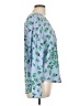 Ann Taylor Blue Long Sleeve Blouse Size L - photo 4