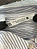 Zara Stripes Blue Long Sleeve Button-Down Shirt Size XS - photo 7