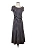 Perceptions Polka Dots Blue Casual Dress Size S - photo 1
