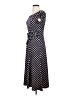 Perceptions Polka Dots Blue Casual Dress Size S - photo 5