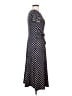 Perceptions Polka Dots Blue Casual Dress Size S - photo 4