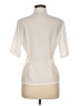 Marlis 100% Polyester Ivory Short Sleeve Blouse Size 6 - photo 2