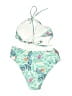 Unbranded Tropical Green One Piece Swimsuit Size L - photo 2