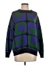 Isalis Color Block Green Pullover Sweater Size S - photo 1