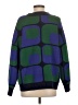 Isalis Color Block Green Pullover Sweater Size S - photo 2