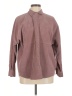 Zara Brown Long Sleeve Button-Down Shirt Size M - photo 1