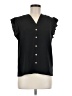 Shein Black Short Sleeve Blouse Size M - photo 1