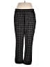 Tribal Houndstooth Black Casual Pants Size 1X - photo 1