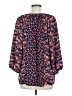 Lila Rose 100% Polyester Blue 3/4 Sleeve Blouse Size M - photo 2