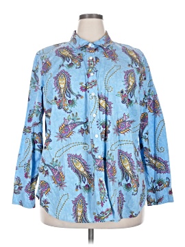 Talbots Outlet Long Sleeve Button Down Shirt