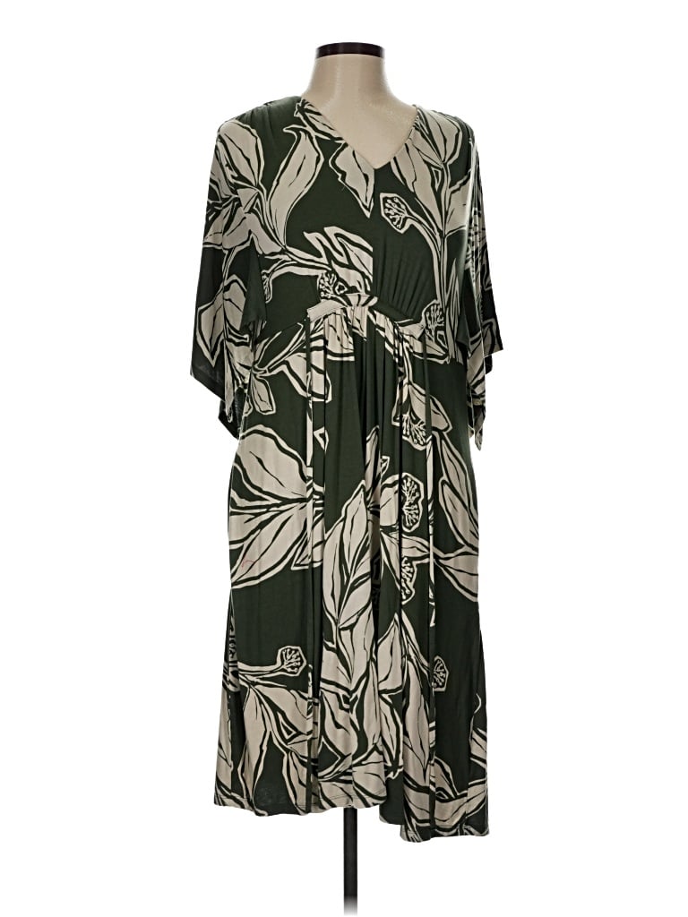 Pre-owned Soma Casual Dress In Green