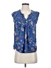 Collective Concepts 100% Polyester Blue Sleeveless Blouse Size S - photo 1