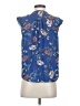 Collective Concepts 100% Polyester Blue Sleeveless Blouse Size S - photo 2