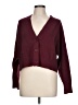 Express Burgundy Cardigan Size L - photo 1