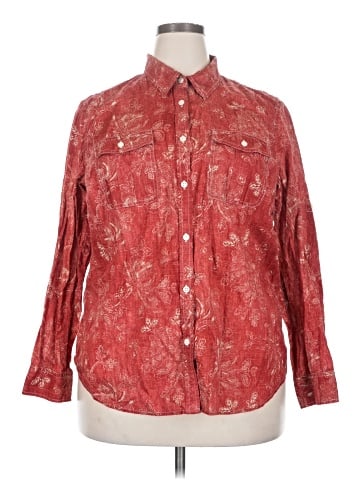 Lauren Jeans Co. Long Sleeve Button-Down Shirt (view 1)