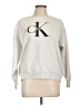 CALVIN KLEIN JEANS Silver Sweatshirt Size L - photo 1