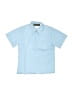 Rafael Solid Blue Short Sleeve Button-Down Shirt Size 3T - photo 1