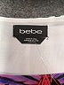 Bebe Graphic Purple Cocktail Dress Size XXS - photo 7
