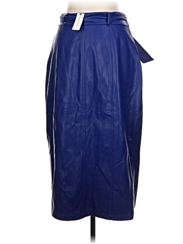 Eva Franco Faux Leather Skirt (view 2)