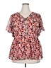 Lane Bryant Orange Short Sleeve Blouse Size 18 - photo 1