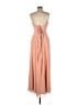 Wtoo 100% Polyester Tan Cocktail Dress Size L - photo 2