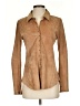 Ecru 100% Leather Tan Jacket Size S - photo 1