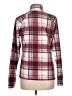 Eddie Bauer Plaid Burgundy Cardigan Size L - photo 2