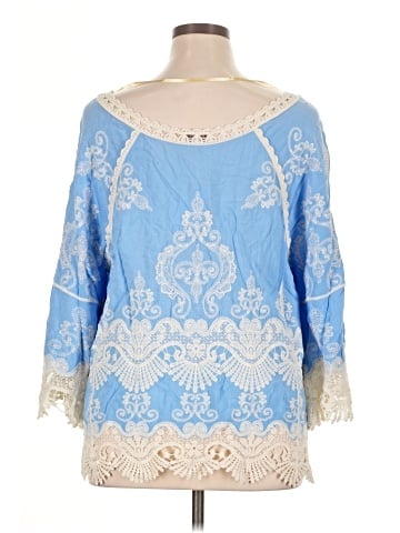Democracy 3/4 Sleeve Blouse (view 2)