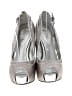Guess Metallic Silver Pink Heels Size 8 1/2 - photo 2