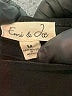 Joey Eric Metallic Silver Short Sleeve Blouse Size M - photo 7