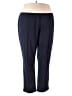 Dennis by Dennis Basso Solid Blue Casual Pants Size 2X - photo 1