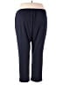 Dennis by Dennis Basso Solid Blue Casual Pants Size 2X - photo 2