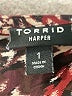 Torrid 100% Polyester Burgundy Short Sleeve Blouse Size 1X Plus (1) - photo 7
