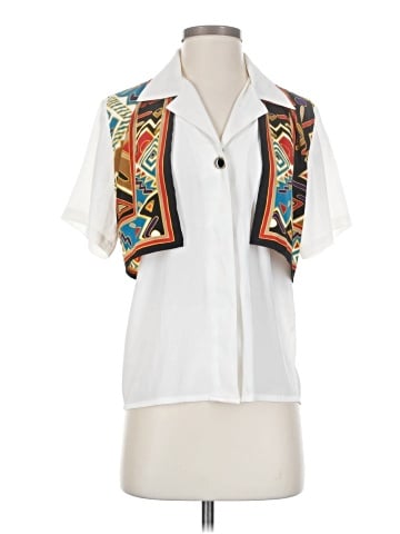 Petite Sophisticate Short Sleeve Blouse (view 1)