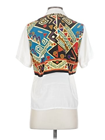 Petite Sophisticate Short Sleeve Blouse (view 2)