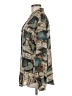 Tess 100% Polyester Paisley Brown Long Sleeve Blouse Size M - photo 5