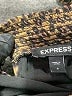 Express 100% Polyester Animal Print Brown Cocktail Dress Size S - photo 7