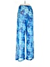 Leilani Tie-dye Blue Casual Pants Size M - photo 2