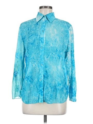 Pretty Angel Long Sleeve Silk Top (view 1)