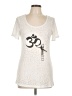 Kavio! Ivory Short Sleeve Top Size L - photo 1