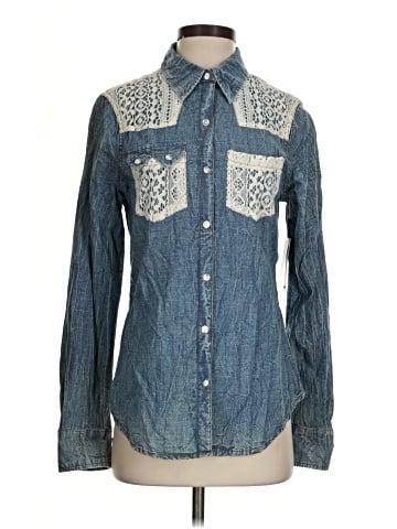 Allen B. by Allen Schwartz Long Sleeve Button-Down Shirt (view 1)