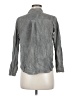 Freeloader 100% Cotton Gray 3/4 Sleeve Blouse Size L - photo 2