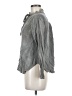 Freeloader 100% Cotton Gray 3/4 Sleeve Blouse Size L - photo 5