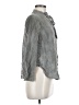 Freeloader 100% Cotton Gray 3/4 Sleeve Blouse Size L - photo 4